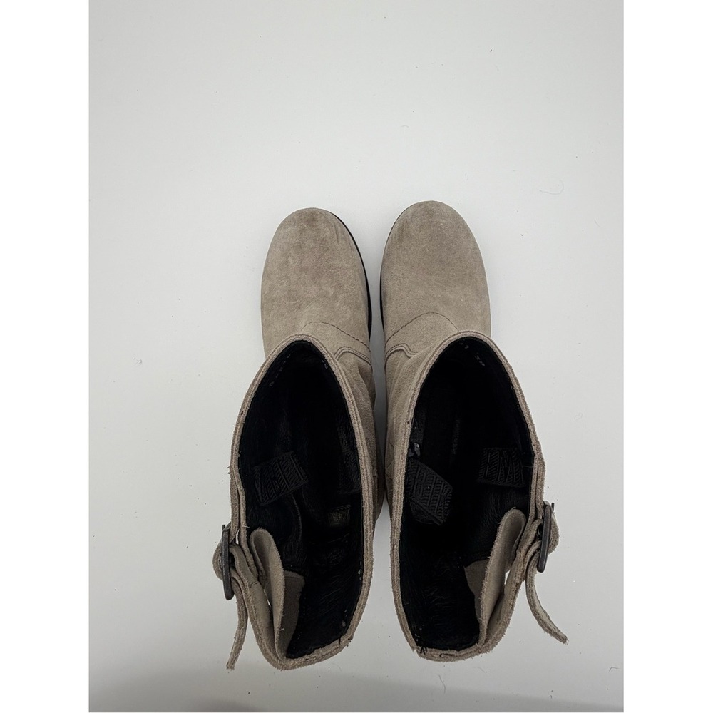 Bikkemburg Stone Suede Ankle Boots with Buckle size 38/7 - Picture 11 of 11